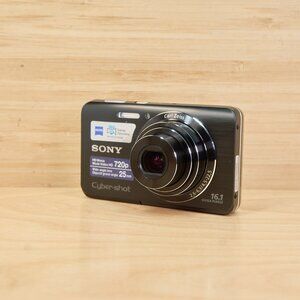 Sony Cyber-shot DSC-W650 Black 16.1MP Digital Camera  Carl Zeiss HD 720p BOXED